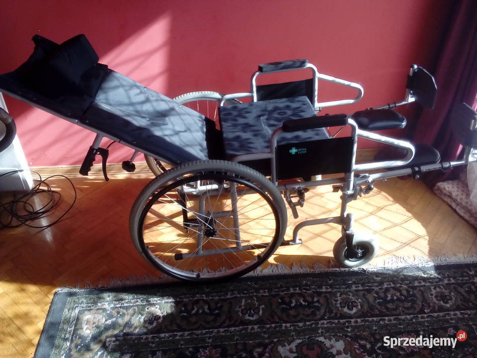 Wózek inwalidzki nowy Sprzęt rehabilitacyjny i ortopedyczny Kraków