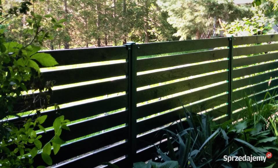 Drewniane ogrodzenia panelowe Trzebnica
