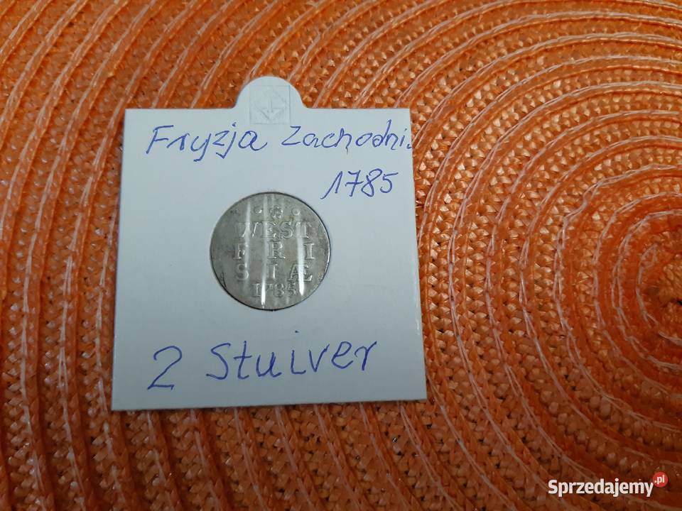 moneta srebrna Fryzji Zachodniej z 1785r Łomża