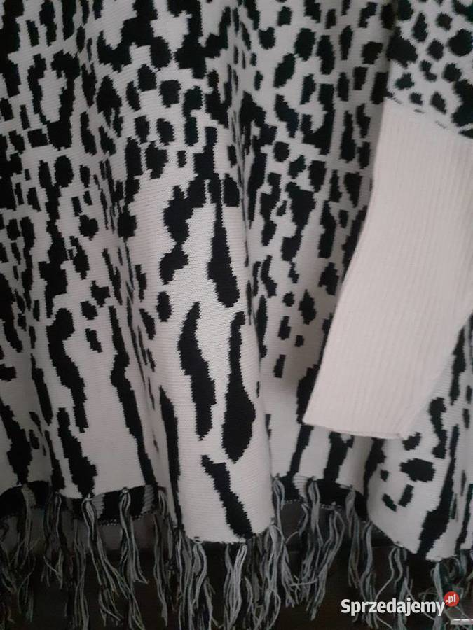 sweter z frędzlami narzutka paero oversize Gdańsk sprzedam