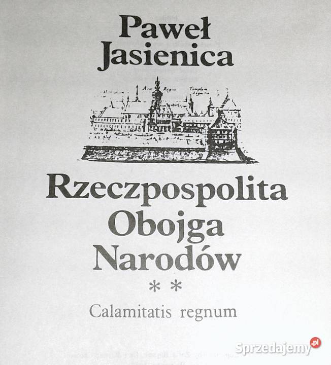 Rzeczpospolita Obojga Narodów Tom 2 Paweł Chełm sprzedam