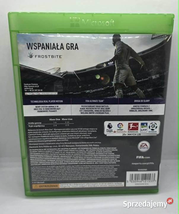 Gra Fifa 18 Xbox One