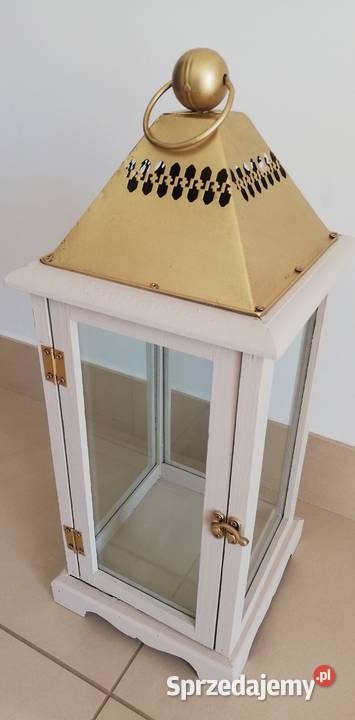 Lampion ogrodowy latarnia latarenka świecznik na mazowieckie Garwolin