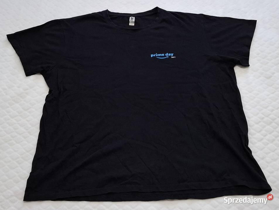 Koszulka krótki rękaw Tshirt czarna Amazon Prime Czeladź