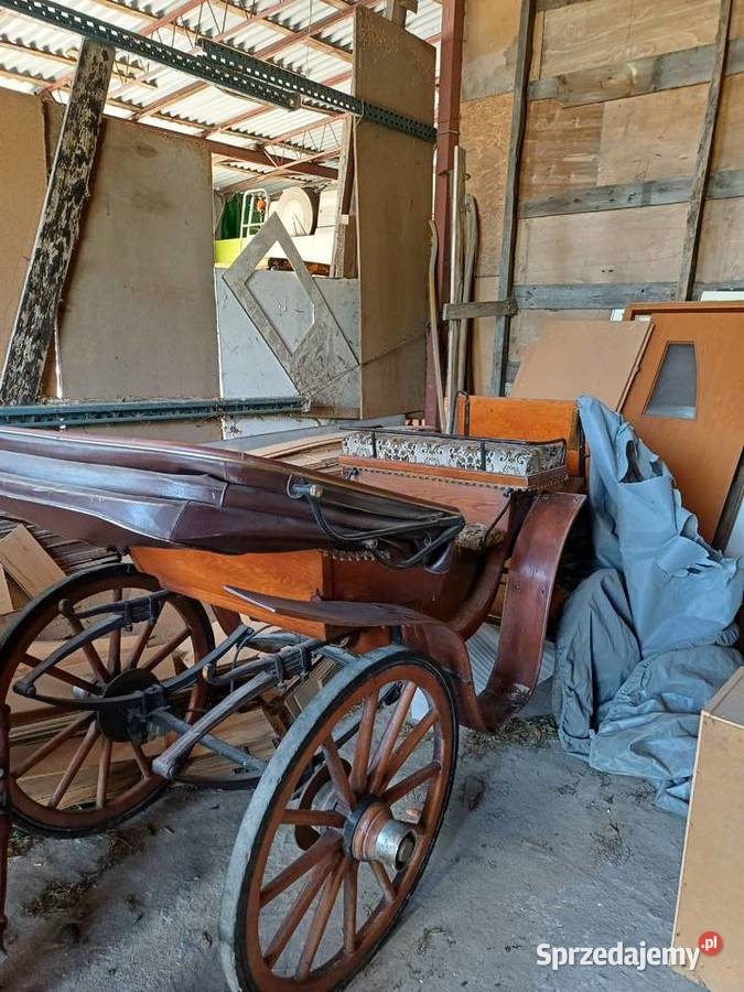 bryczki uprząż wz cygański przyczepa koni Gawartowa Wola