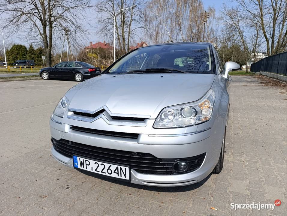 Citroen C4 20 16V 140 gaz stag automat srebrny Płock sprzedam