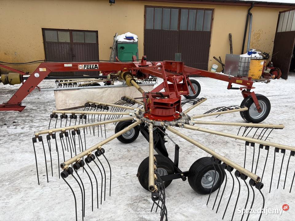 Zgrabiarka 2 karuzelowa Fella TS 781 Hydro 78m nieuszkodzony Myszyniec