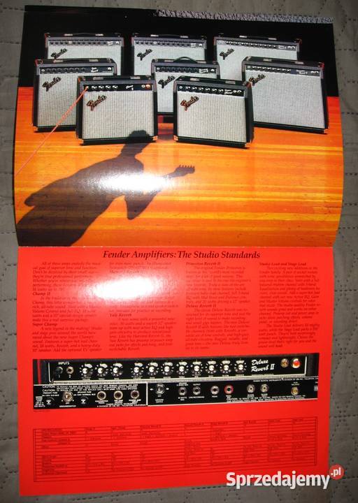 Fender Guitar Amplifiers katalog wzmacniaczy Kępice