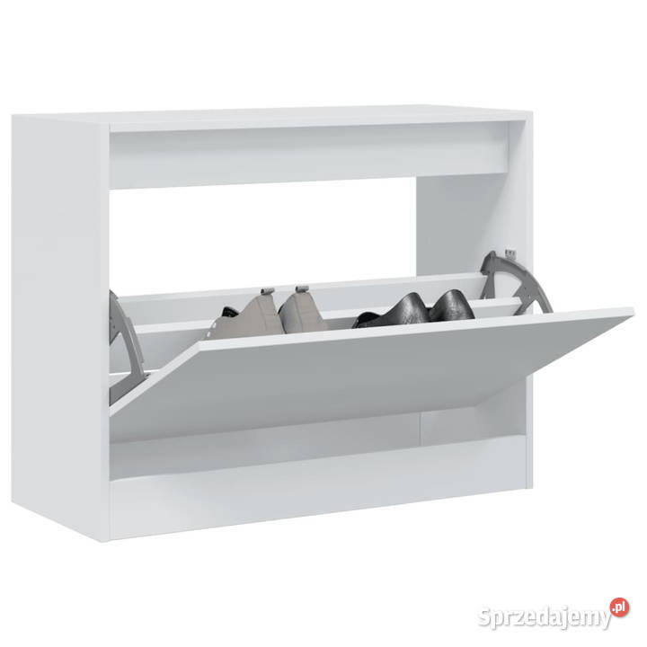 Szafka na buty biała 80x34x63 materiał Na buty