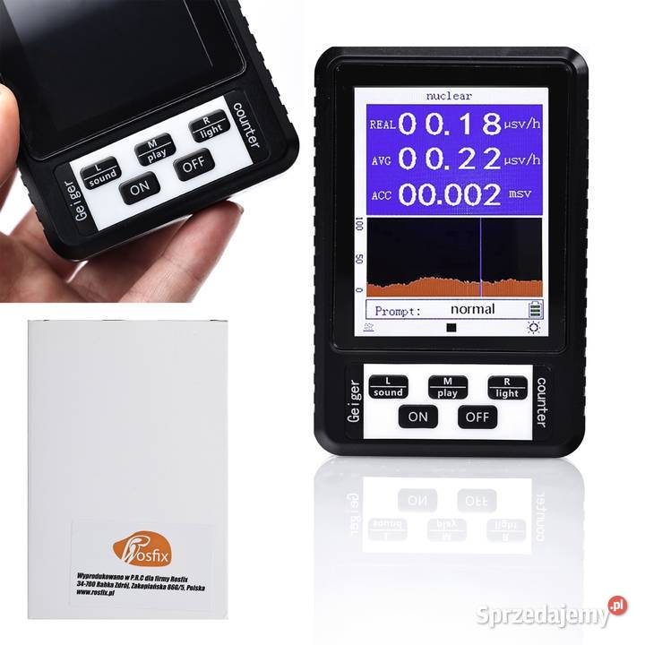 Cyfrowy Licznik Promieniowania Geigera XR1 BR9B Ludźmierz sprzedam
