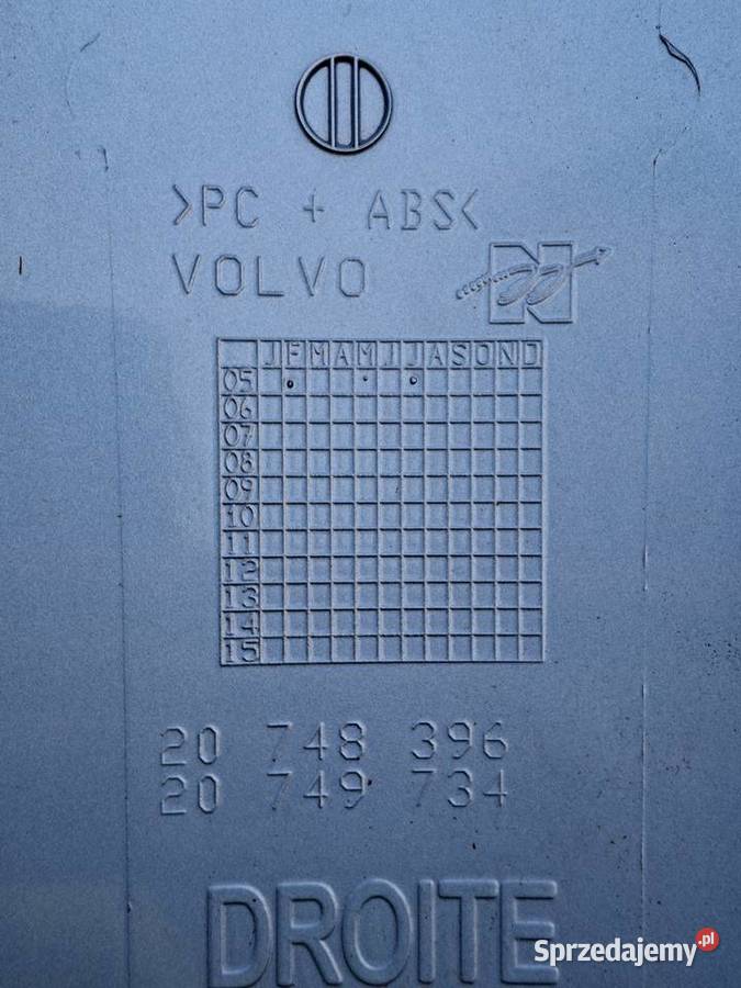 VOLVO FL FE POLIK NAROŻNIK KABINY PRAWY OWIEWKA ciężarowe Bieleń