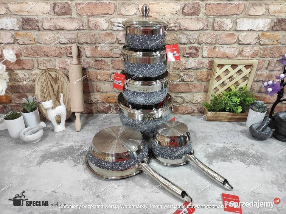 Garnki nierdzewne szare Łódź