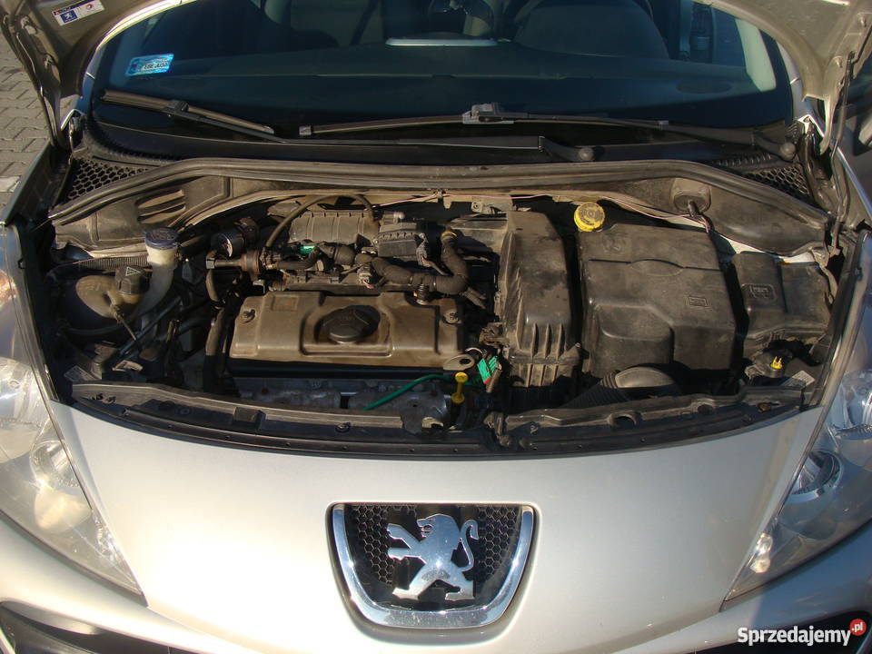PEUGEOT 207 BENZYNALPG 2009 HATCHBACK SREBRNY Bełchatów