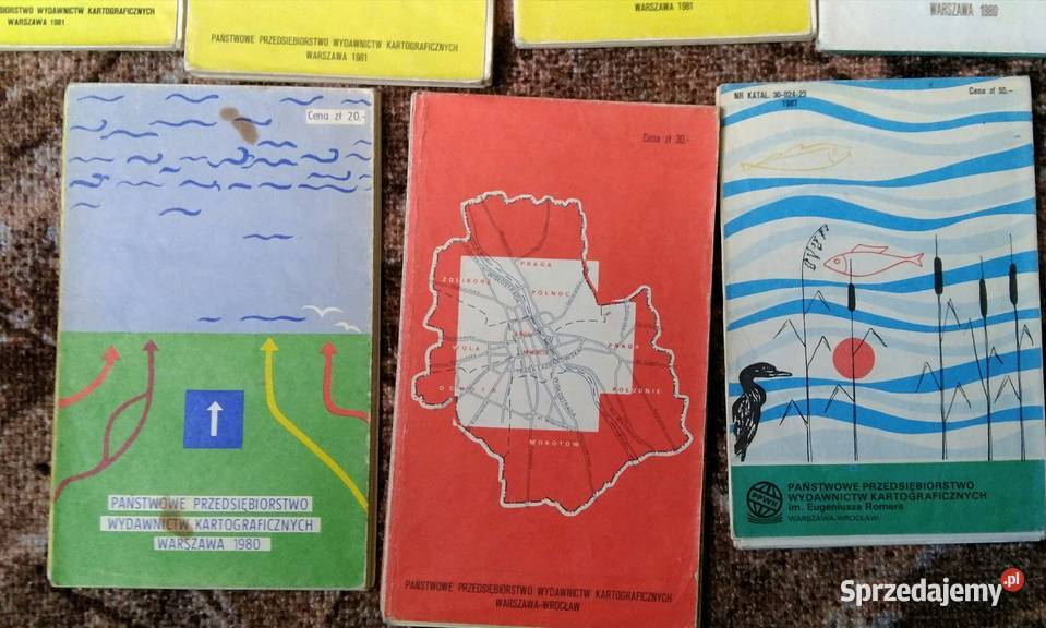 stare plany miast Gdańsk Kraków Poznań Łódź Turobin