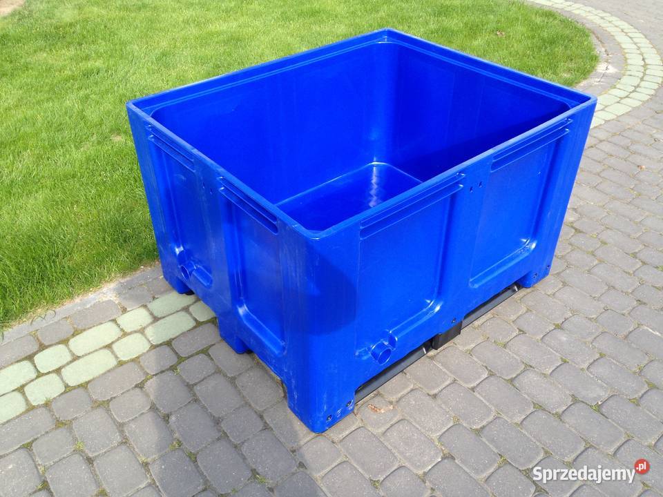 Skrzyniopaleta żółta Skrzyniopalety Palox Kisten