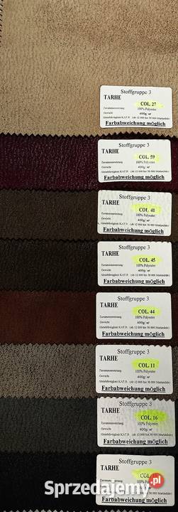 Tkanina tapicerska TARHE materiał obiciowy EKO lubuskie Nowa Sól