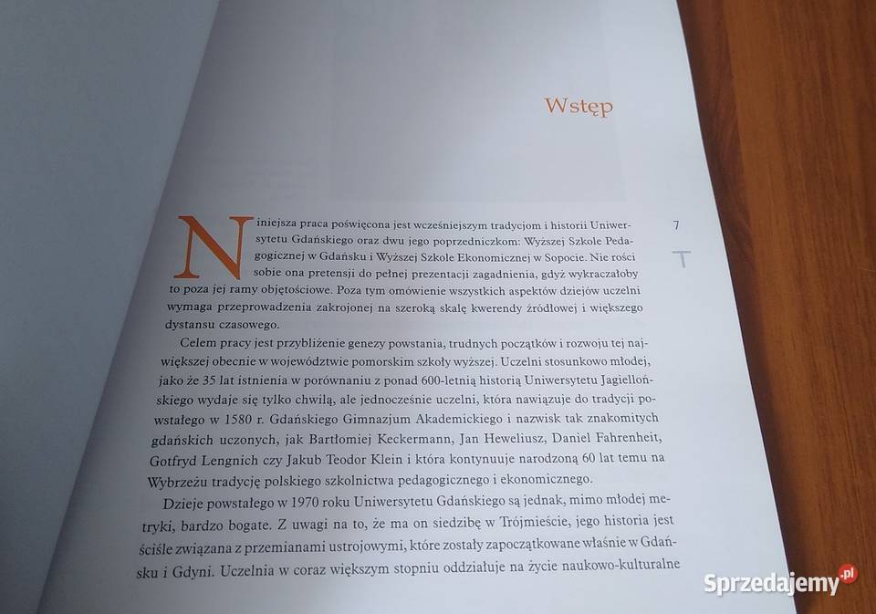 Zarys dziejów Uniwersytetu Gdańskiego Gdańsk