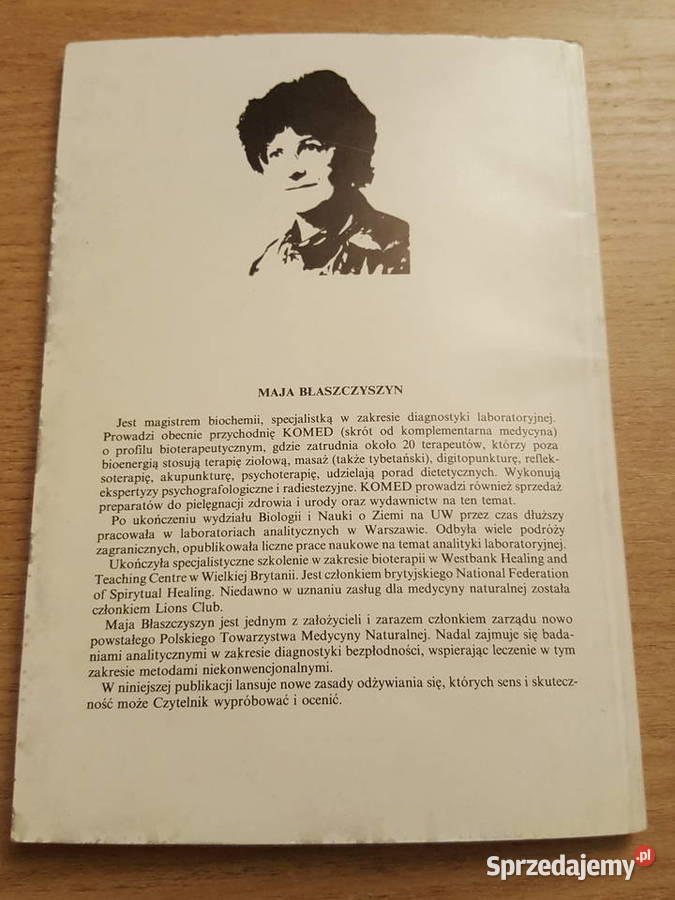 KSIĄŻKA Dieta życia Maja Błaszczyszyn dieta Złotniki