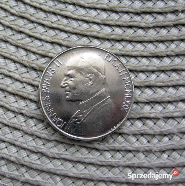 Watykan 100 Lirów 1980r Ładna