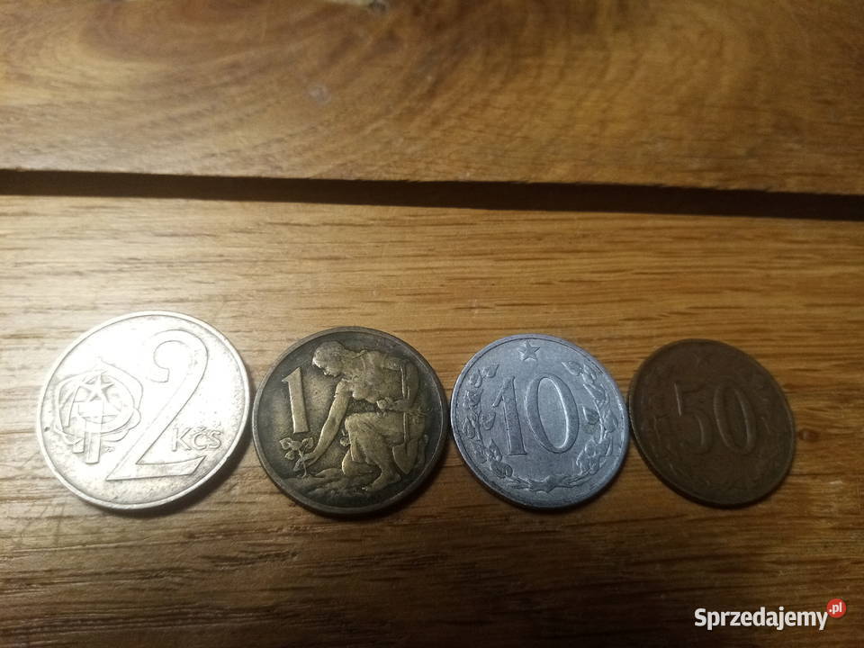 50 10 halerzy czechosłowacja 1 2 korony 1970 sprzedam