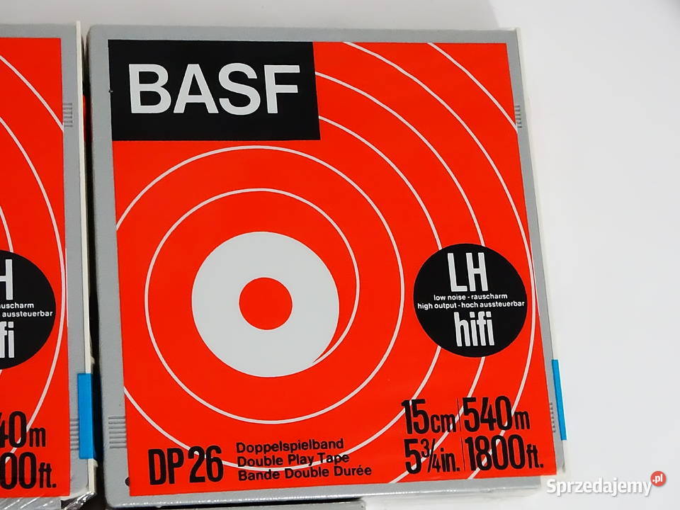 BASF LH HiFi DP 26 zestaw 3 taśm szpulowych lubelskie Biłgoraj