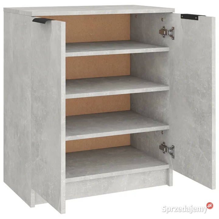 Szafka na buty betonowa szarość 59x35x70