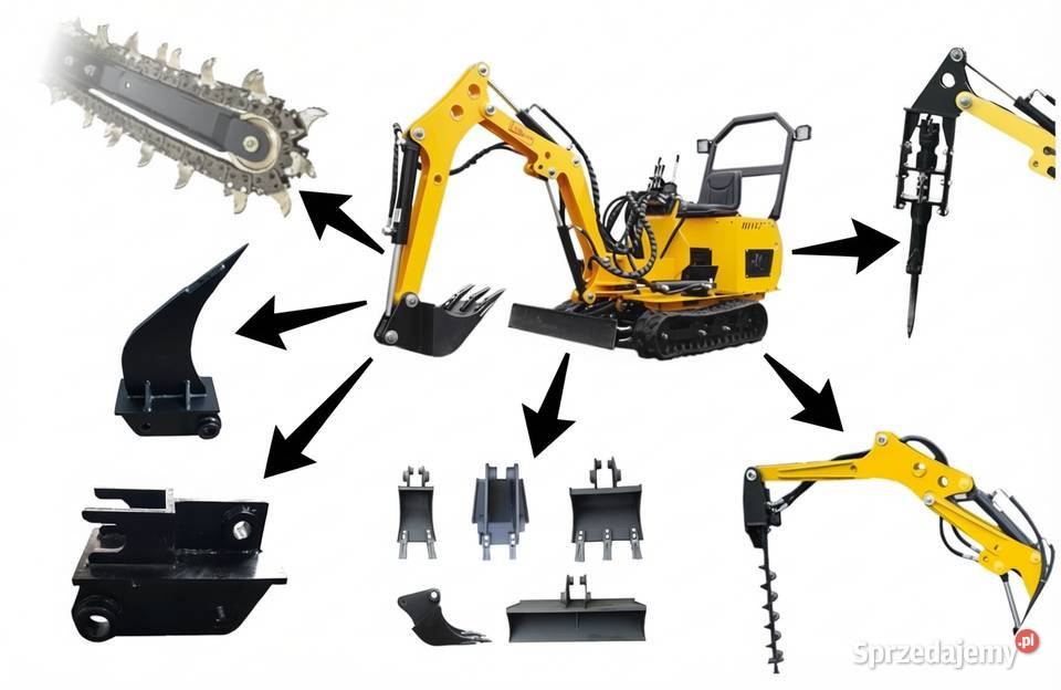 NOWA 2026 MINI KOPARKA GĄSIENICOWA MSTE113 JSB 0h Toruń