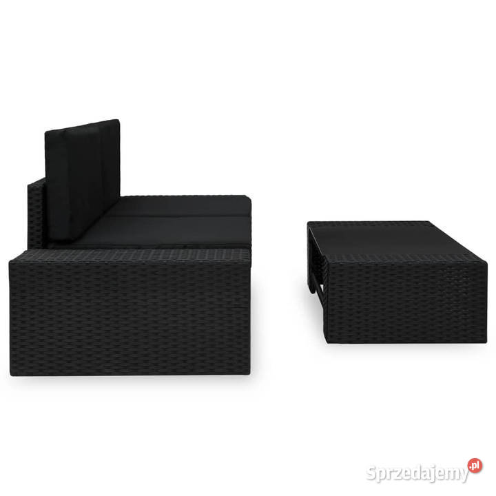 3cz zestaw wypoczynkowy do ogrodu rattan PE sprzedam