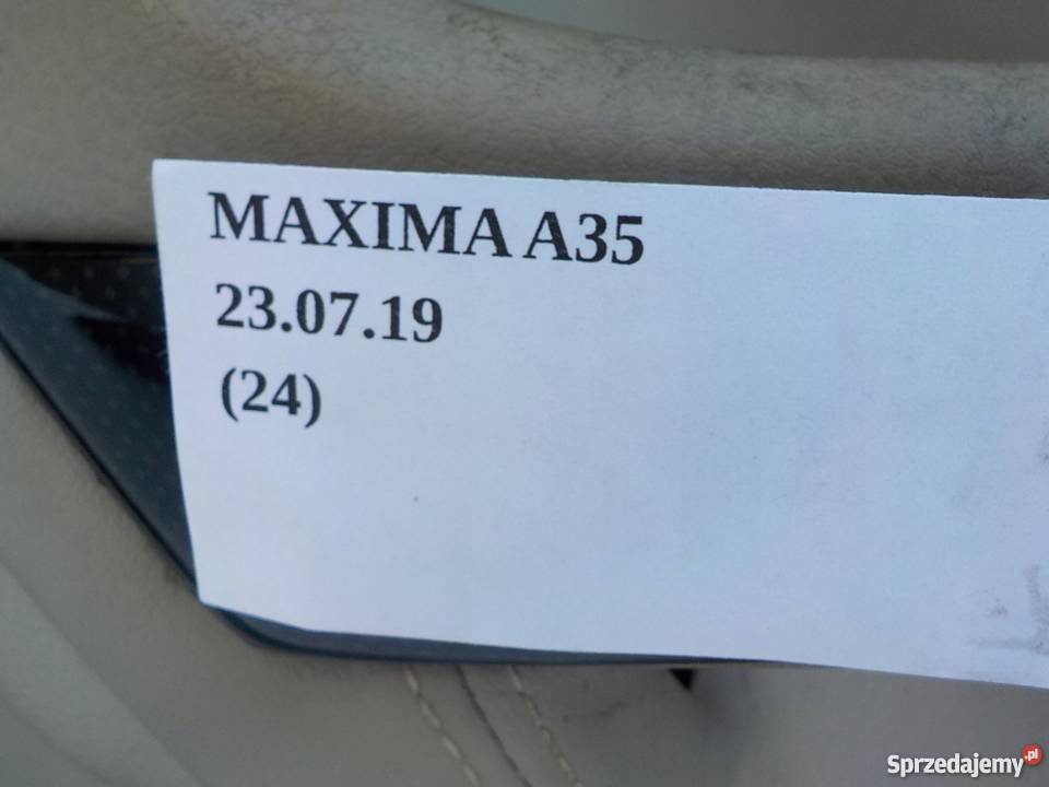 BOCZEK DRZWI TAPICERKA PRZÓD NISSAN MAXIMA A35 osobowe Nowy Tomyśl