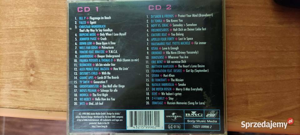 JUST THE BEST VOL 41998 2 CD sprzedam
