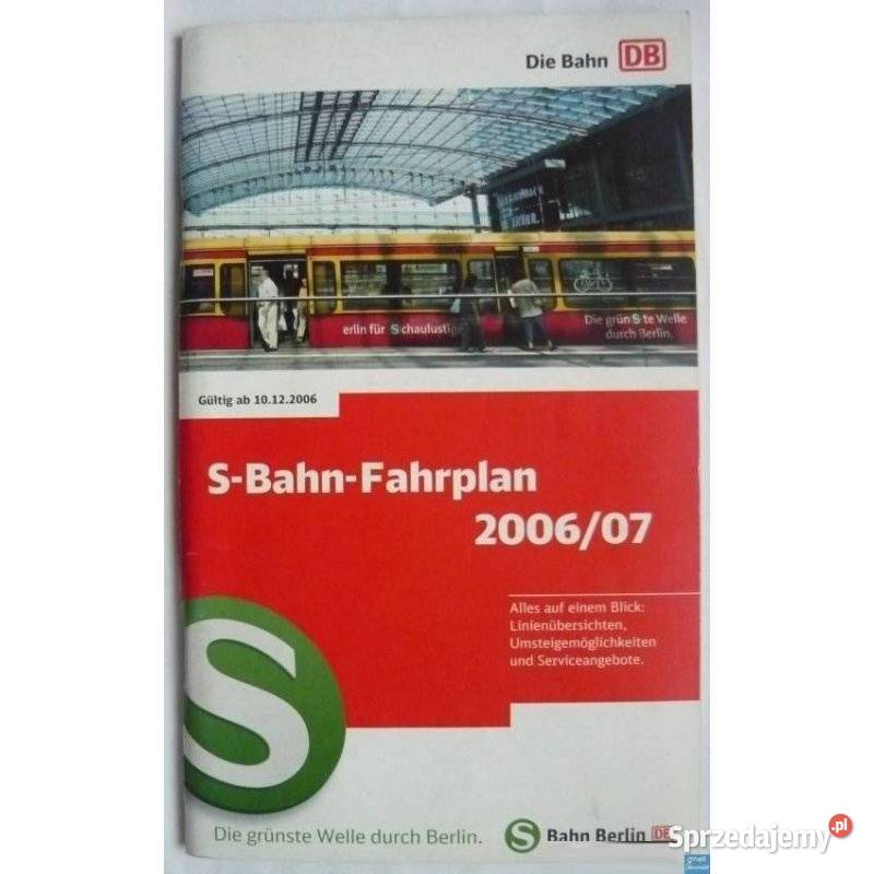 SBahnFahrplan 200607 miękka Radom sprzedam