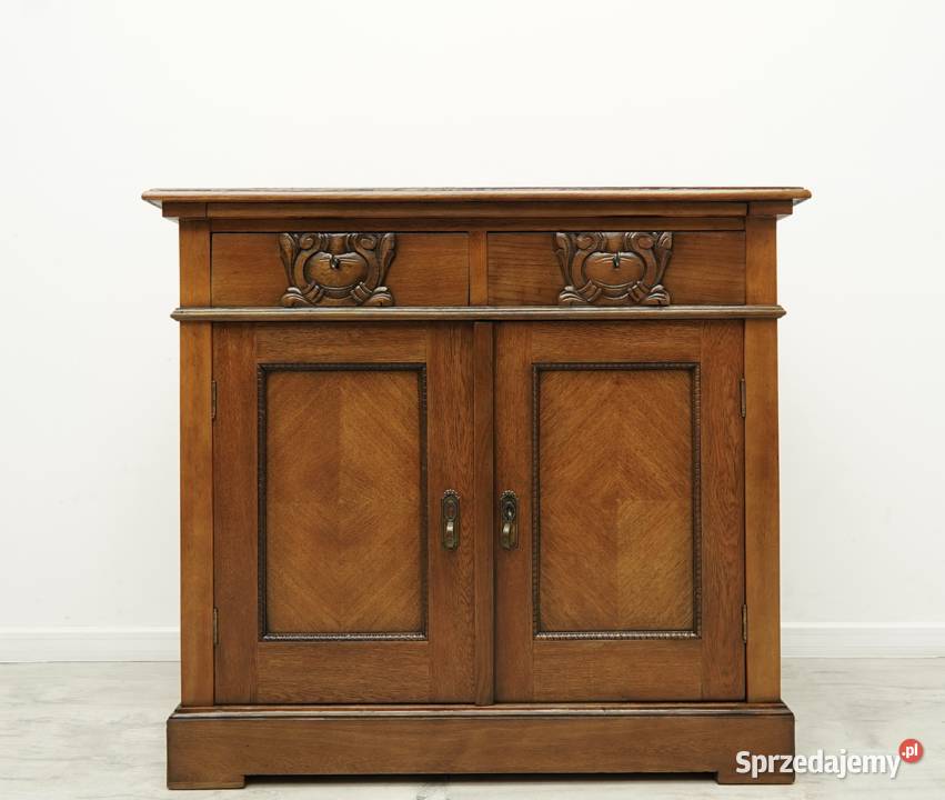 Antyczna komoda z końca XIXw w stylu secesyjnym Jerka