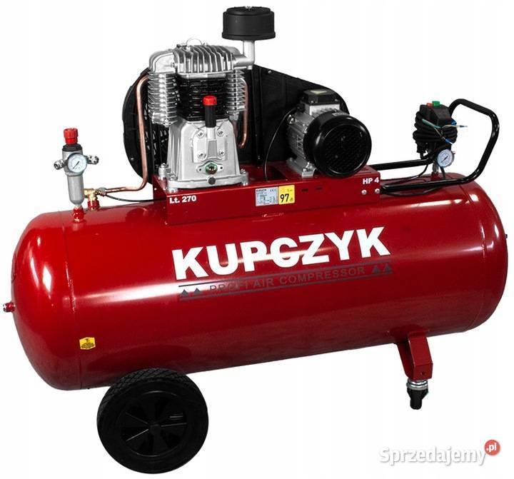 Kompresor Sprężarka 270 Litrów KK 590270 Kupczyk Warka