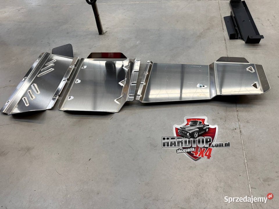 KOMPLET Osłon Podwozia Aluminiowych 6mm VW Pasłęk