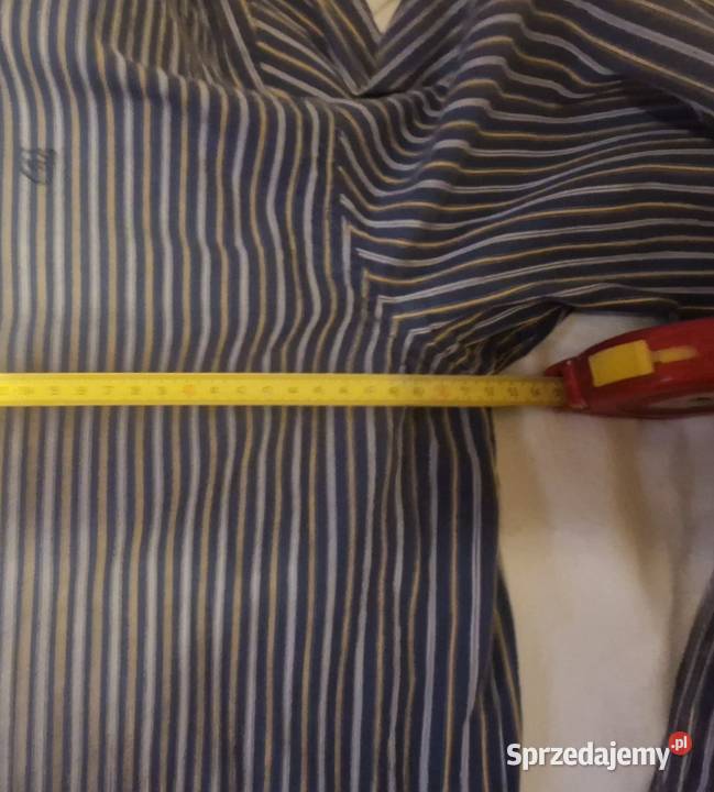 KOSZULA męska marki Cottonfield L bawełna ciemno sprzedam