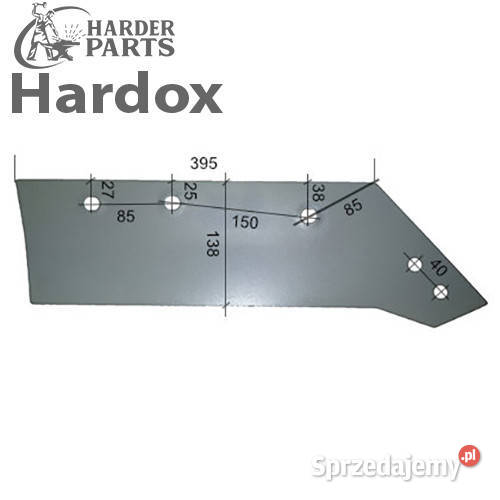 Lemiesz 300hektarów HARDOX 969095P części do Suwałki sprzedam