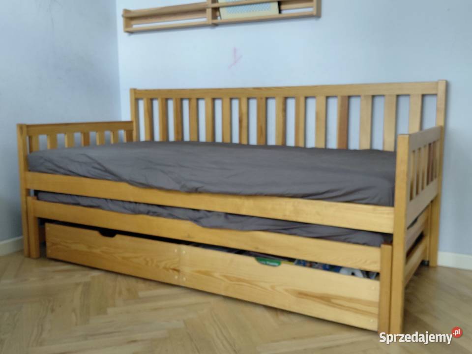 łożko dziecięce dwupoziomowe wysuwane Łódź sprzedam