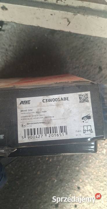 Vw Bora Tarcze hamulcowe oś tylnia Nowe osobowe Starogard Gdański