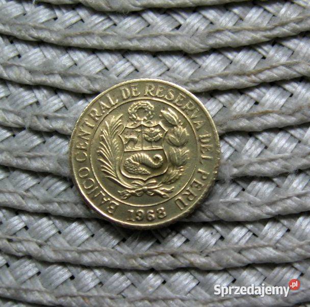 Peru 5 Centavo 1968r Kalisz