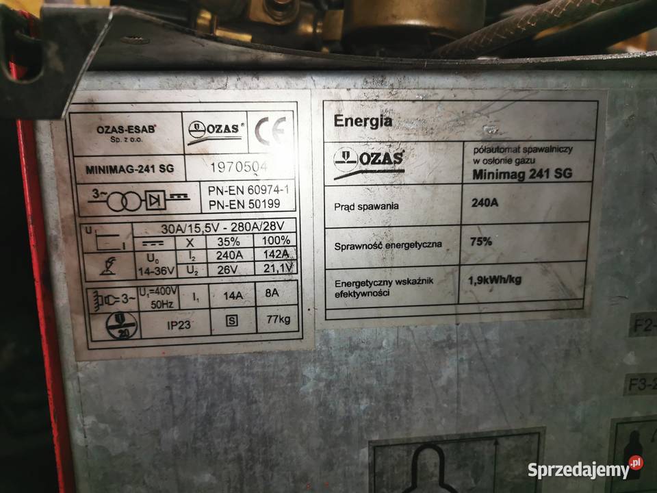 Spawarka Migomat Ozas Minimag 241 SG