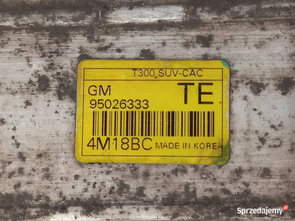 MOKKA A 14T 15r Intercooler chłodnica powietrza Chłodnice powietrza (intercoolery) Kielce