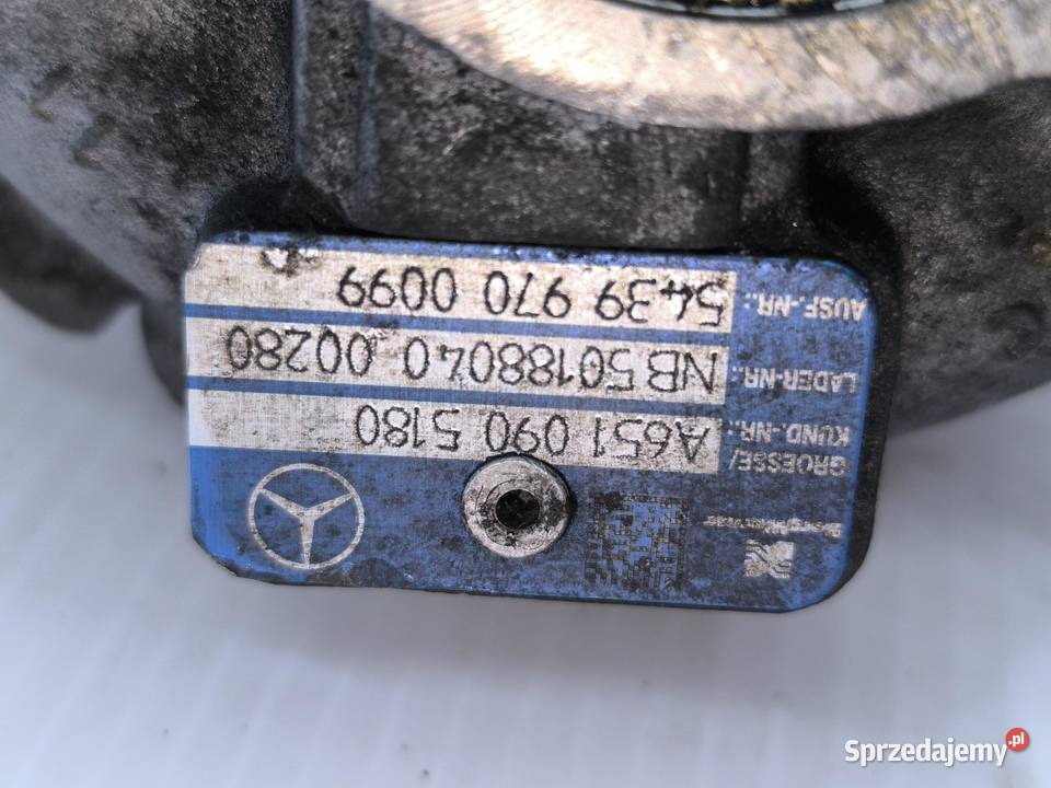 TURBINA TURBOSPRĘŻARKA MERCEDES EKLASA W212 22 Osłony i zaślepki