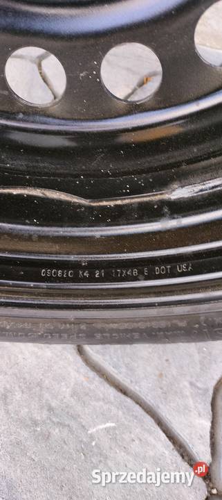 Koło Dojazdowe Dojazdówka 17 5x108 Ford Kuga Przemyśl