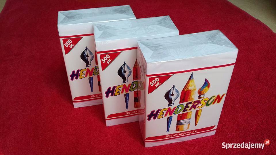 Bloczek Notes A6 klejony 500 kartek