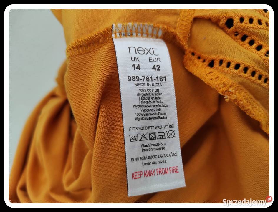 miodowa bluzka 100 bawełna NEXT 42 XL mazowieckie
