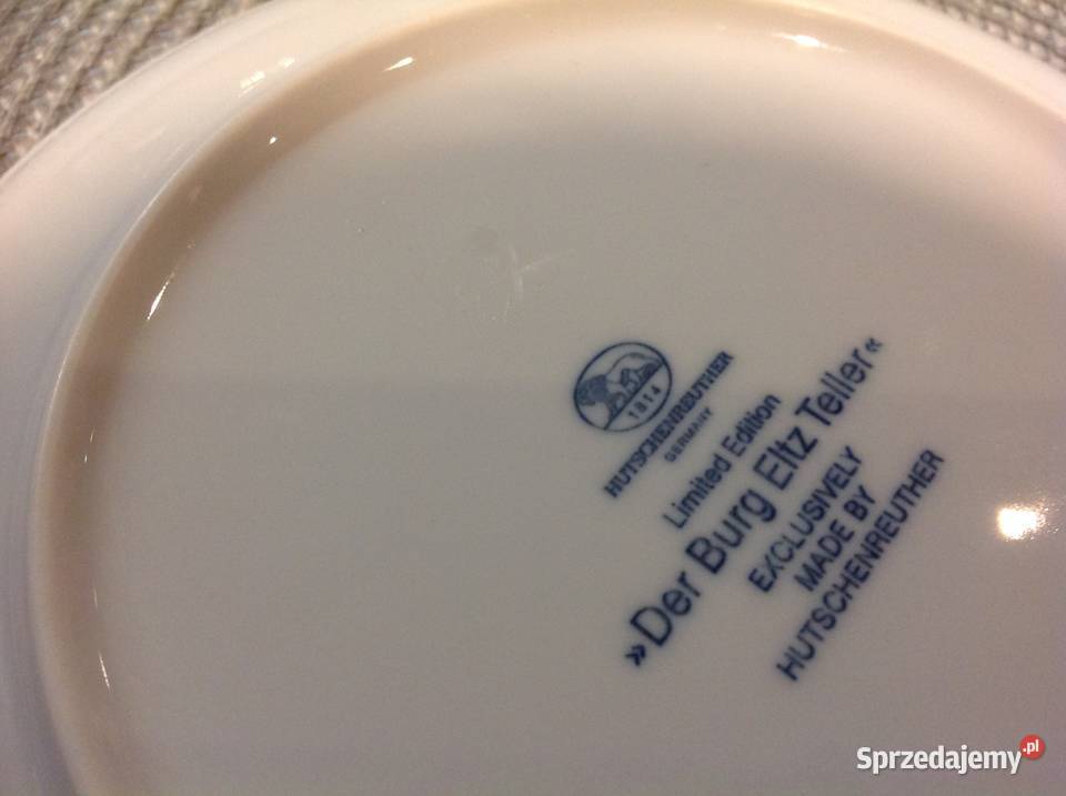 Stary Talerz Ozdobny HUTSCHENREUTHER Germany Nowa Sól