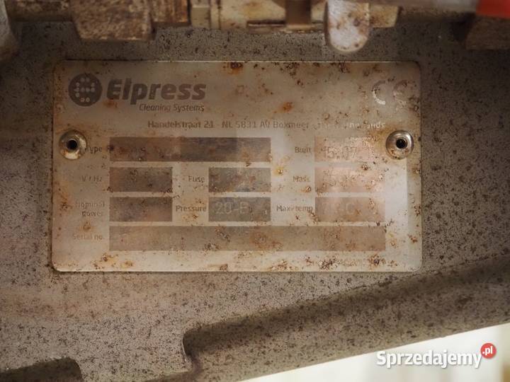 Mobilny wózek higieniczny Elpress ze stali Krotoszyn