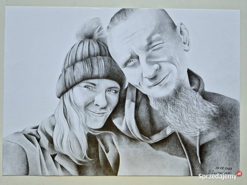 Portret ślubny prezent rodziców portret pary