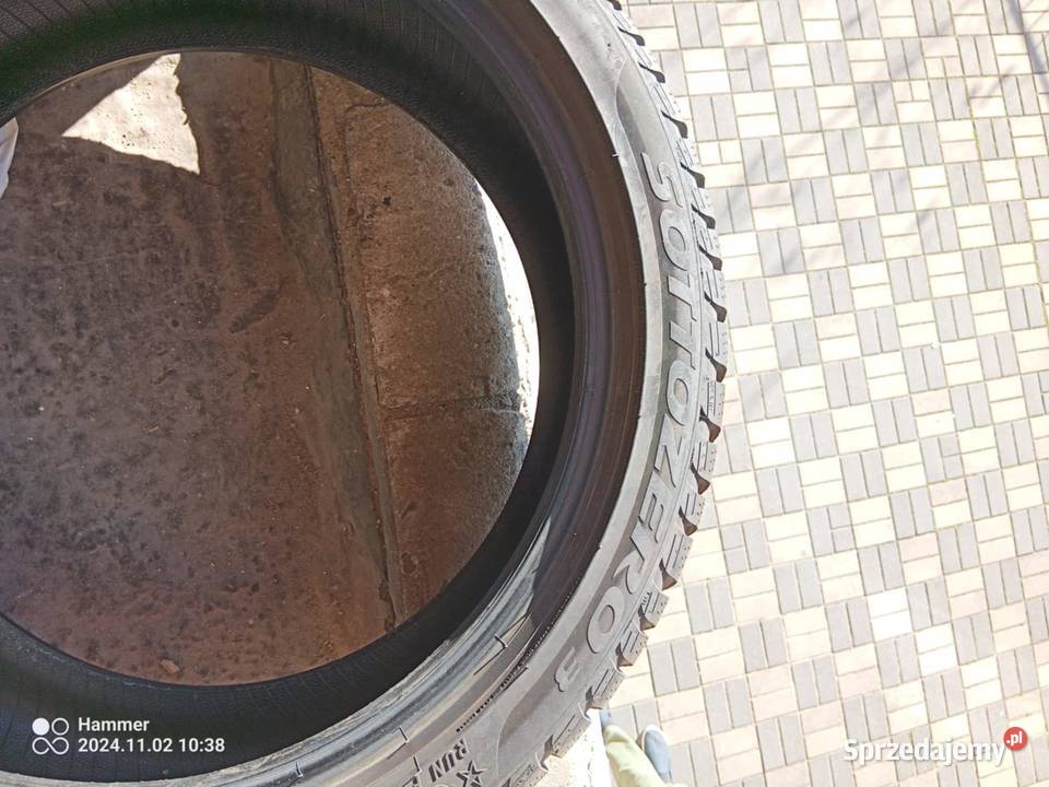 Zimowe R19 run flat Pirelli 24540 27535 Działdowo sprzedam