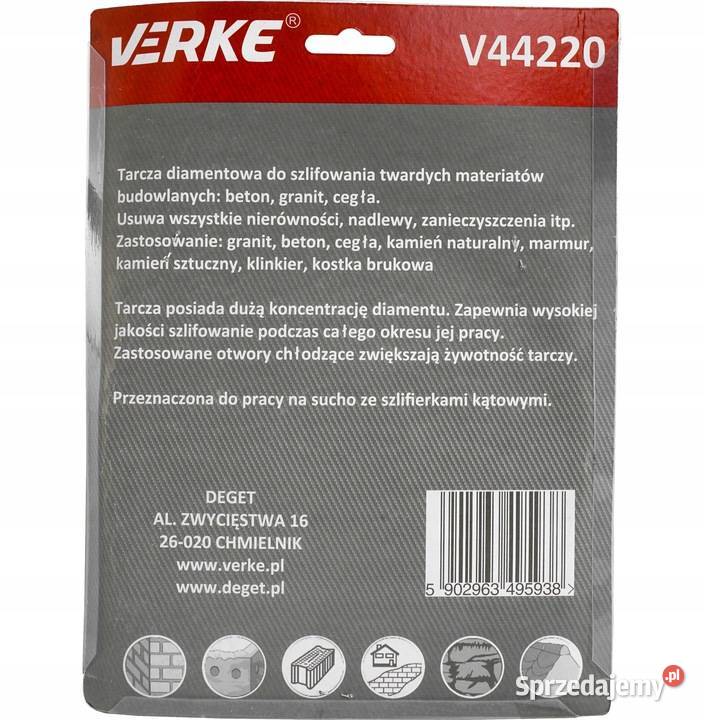 TARCZA DO SZLIFOWANIA BETONU SEGMENT 180 mm świętokrzyskie Chmielnik